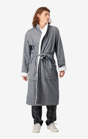 Boomerang - Boo Bathrobe - Midnight blue