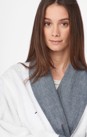 Boomerang - Boo Bathrobe - Midnight blue