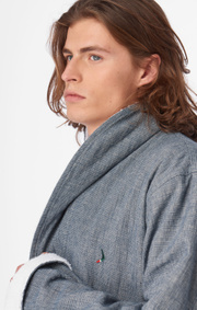 Boomerang - Boo Bathrobe - Midnight blue