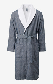Boomerang - BOO BATHROBE - Midnight blue