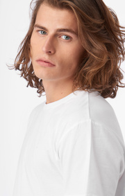 Boomerang - BASIC O-NECK ORGANIC COTTON T-SHIRT - White