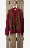 Tillverkad i Sverige - Suede cardigan