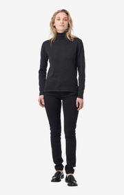Boomerang - EDIT POLO SWEATER - Dk grey mela