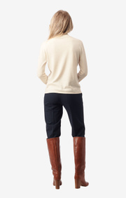 Boomerang - EDIT POLO SWEATER - Offwhite