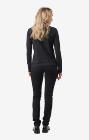Boomerang - EDIT POLO SWEATER - Dk grey mela