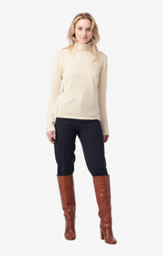 Boomerang - EDIT POLO SWEATER - Offwhite