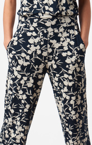 Boomerang - Fårö printed trouser - Midnight blue