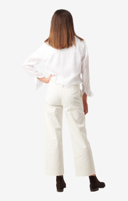 Boomerang - Frida cropped trouser - Offwhite