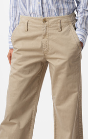 Boomerang - Frida cropped trousers - Khaki beige
