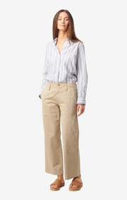 Boomerang - Frida cropped trousers - Khaki beige