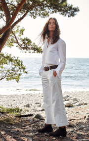 Boomerang - Frida cropped trouser - Offwhite