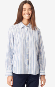 Boomerang - Aina striped shirt - Electric blue