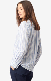 Boomerang - Aina striped shirt - Electric blue