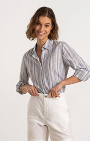 Boomerang - AINA STRIPED SHIRT - Electric blue