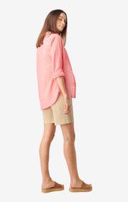 Boomerang - LINA LINEN SHIRT - Wild Strawberry