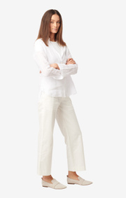 Boomerang - LINA LINEN SHIRT - White