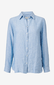 Boomerang - LINA LINEN SHIRT - Light indigo