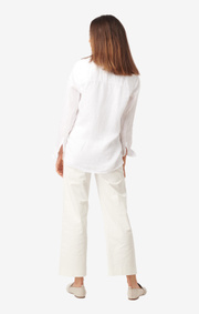 Boomerang - LINA LINEN SHIRT - White