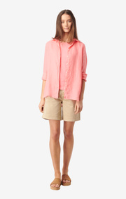 Boomerang - LINA LINEN SHIRT - Wild Strawberry
