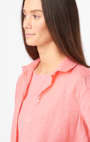 Boomerang - LINA LINEN SHIRT - Wild Strawberry