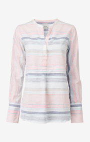 Boomerang - Clara multi stripe shirt - Pale blossom
