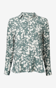 Boomerang - Meja printed shirt - Venetian green