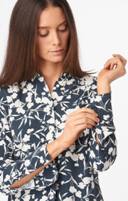 Boomerang - Meja printed shirt - Midnight blue