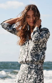 Boomerang - Meja printed shirt - Venetian green
