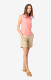 Frejus solid piqué top