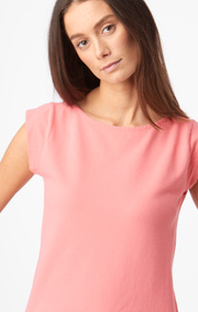 Boomerang - Frejus solid piqué top - Wild Strawberry