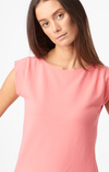 Frejus solid piqué top