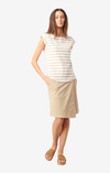 Frejus striped piqué top