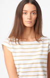 Frejus striped piqué top