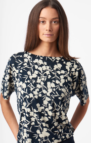 Boomerang - Julia jeresy top - Midnight blue