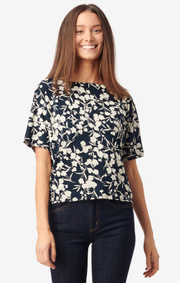 Boomerang - Julia jeresy top - Midnight blue