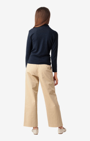 Boomerang - Sarali wrap sweater - Night sky