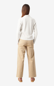 Boomerang - SARALI WRAP SWEATER - Offwhite