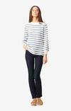 Melissa stripe org cotton sweater