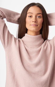 Boomerang - DANIELLA POLO SWEATER - Pale blossom