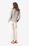 Vilja striped linnen sweater