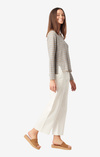 Vilja striped linnen sweater