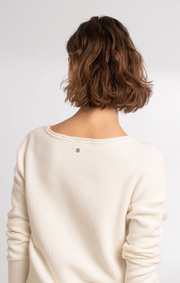 Boomerang - KNOPP SWEATER - Offwhite