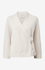 Boomerang - DORIS WRAP CARDIGAN - Offwhite