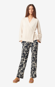 Boomerang - DORIS WRAP CARDIGAN - Offwhite