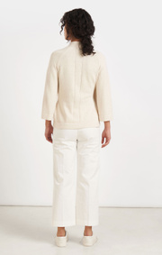Boomerang - DORIS WRAP CARDIGAN - Offwhite