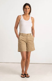 Boomerang - FREDDIE SHORTS - Khaki beige