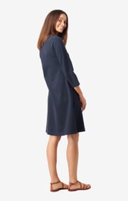 Boomerang - Blenda pique dress - Midnight blue