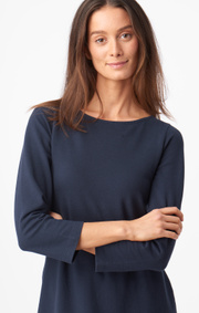 Boomerang - Blenda pique dress - Midnight blue