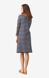 Blenda pique stripe dress