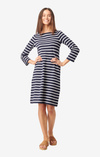 Blenda pique stripe dress